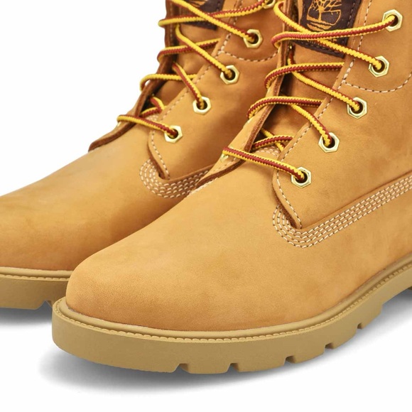 EUC Junior’s Size 6 (Euro Sz 39) Timberland Classic 6” Lace-up Boots In Wheat - Picture 1 of 14